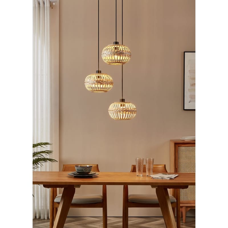 Taklampa Amsfield Rund med 3 Lampor - 48 cm - Belysning - Lampor & belysning inomhus - Fönsterlampa