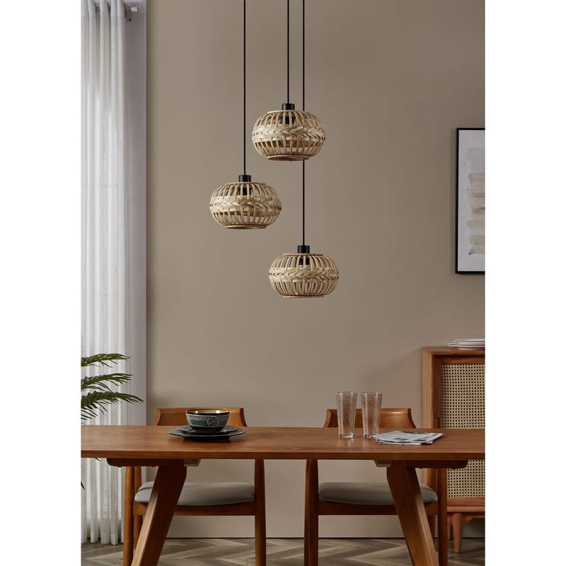 Taklampa Amsfield Rund med 3 Lampor - 48 cm - Belysning - Lampor & belysning inomhus - Fönsterlampa