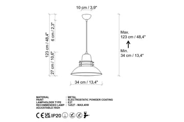 Taklampa Arsta Rany - Guld - Belysning - Lampor & belysning inomhus - Fönsterlampa
