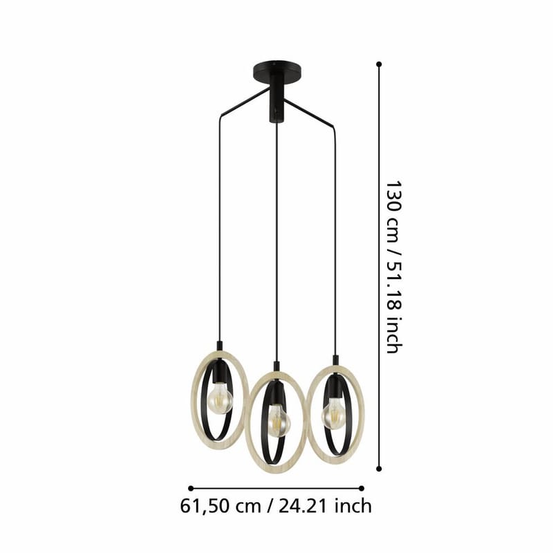 Taklampa Basildon - 61,5 cm - Belysning - Lampor & belysning inomhus - Fönsterlampa