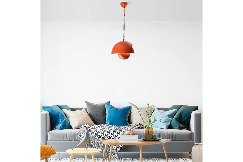 Taklampa Brena Enkelt Uttag Orange - Orange - Belysning - Lampor & belysning inomhus - Fönsterlampa