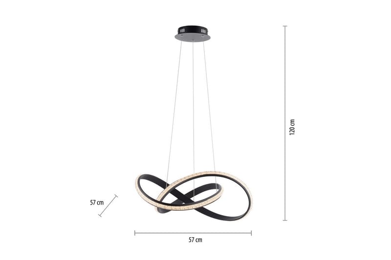 Taklampa Brilla - 57x120x57 cm - Belysning - Lampor & belysning inomhus - Fönsterlampa