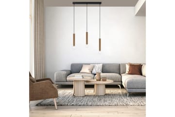 Taklampa Bruna - 6x120x65 cm, Matt mässing - Belysning - Lampor & belysning inomhus - Fönsterlampa