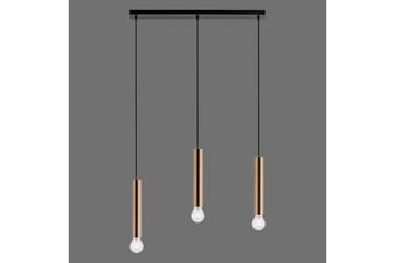 Taklampa Bruna - 6x120x65 cm, Matt mässing - Belysning - Lampor & belysning inomhus - Fönsterlampa