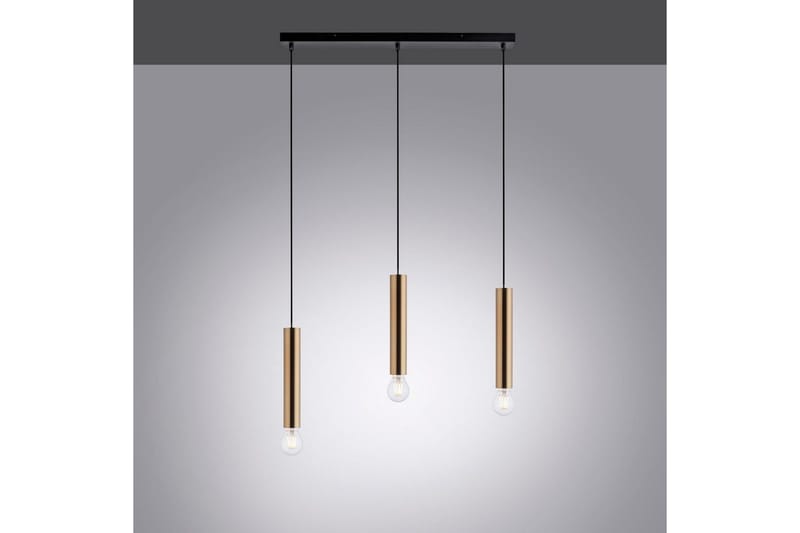 Taklampa Bruna - 6x120x65 cm, Matt mässing - Belysning - Lampor & belysning inomhus - Fönsterlampa