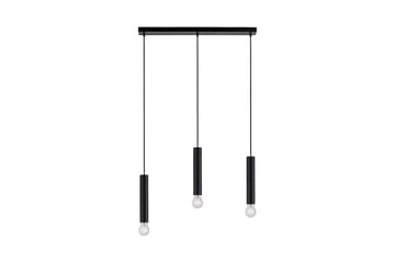 Taklampa Bruna - 6x120x65 cm, Svart - Belysning - Lampor & belysning inomhus - Fönsterlampa
