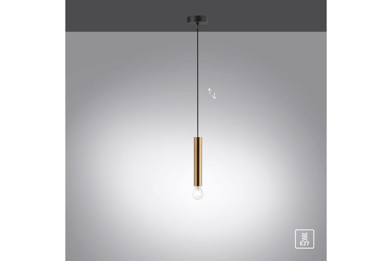 Taklampa Bruna - 9x120x9 cm, Matt mässing - Belysning - Lampor & belysning inomhus - Fönsterlampa