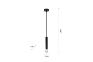 Taklampa Bruna - 9x120x9 cm, Svart - Belysning - Lampor & belysning inomhus - Fönsterlampa