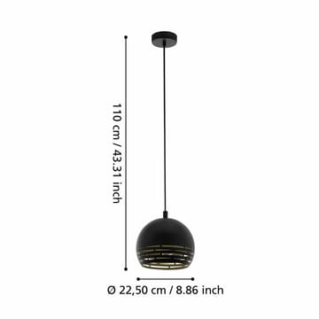 Taklampa Camastra - 22,5 cm - Belysning - Lampor & belysning inomhus - Fönsterlampa