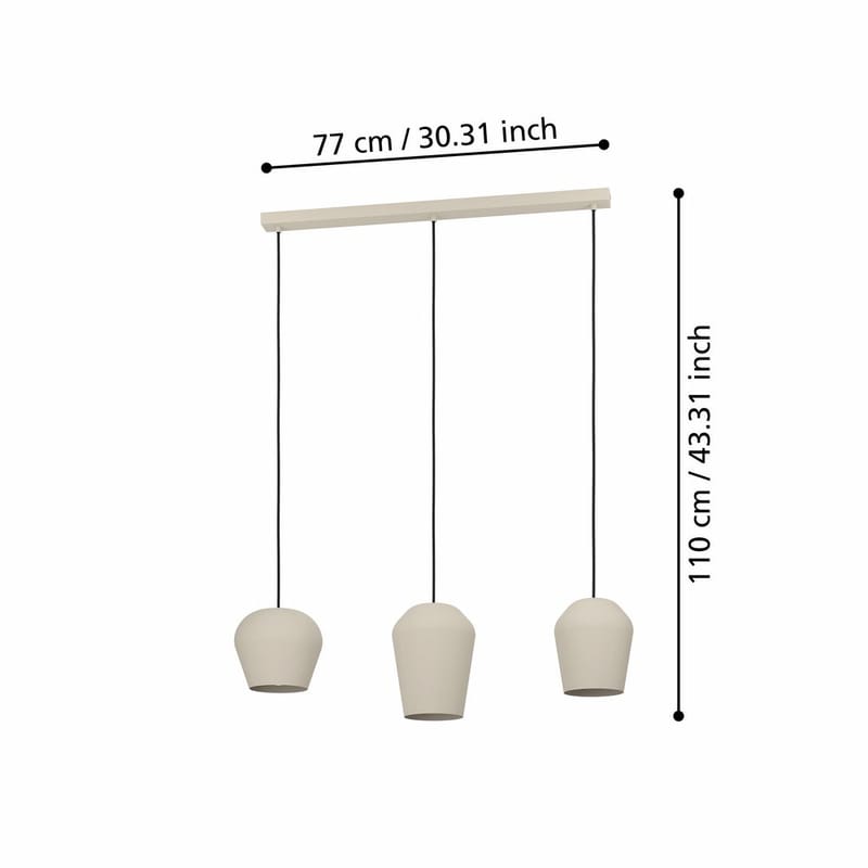 Taklampa Cambaito - 19,5 cm - Belysning - Lampor & belysning inomhus - Fönsterlampa