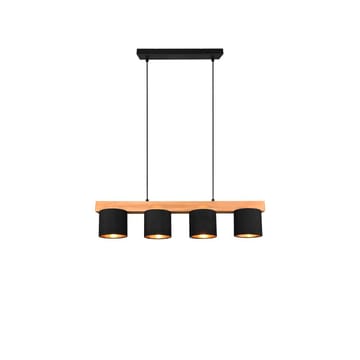 Taklampa Cameron - Svart/trä - Belysning - Lampor & belysning inomhus - Fönsterlampa