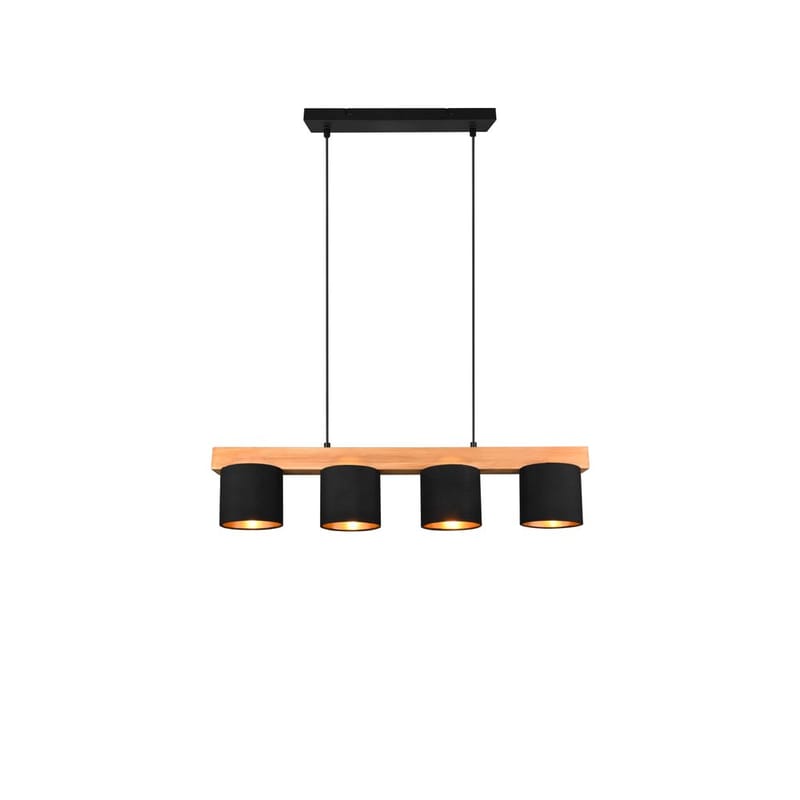 Taklampa Cameron - Svart/trä - Belysning - Lampor & belysning inomhus - Fönsterlampa