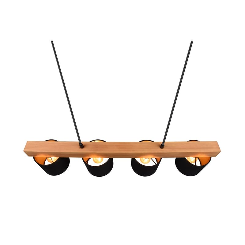 Taklampa Cameron - Svart/trä - Belysning - Lampor & belysning inomhus - Fönsterlampa