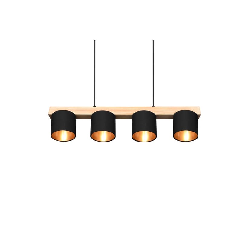 Taklampa Cameron - Svart/trä - Belysning - Lampor & belysning inomhus - Fönsterlampa