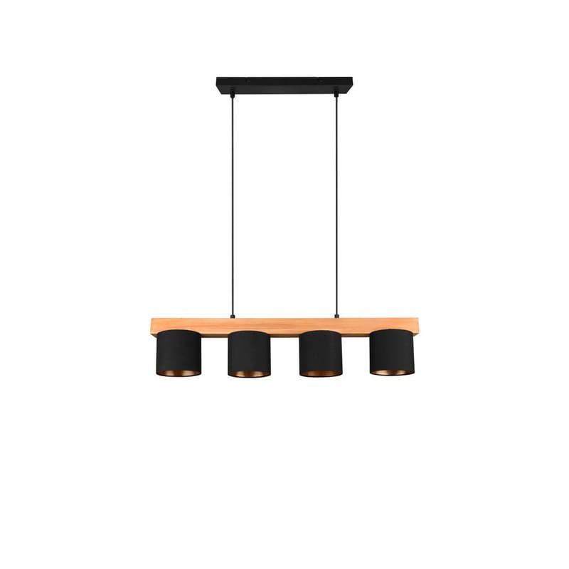 Taklampa Cameron - Svart/trä - Belysning - Lampor & belysning inomhus - Fönsterlampa