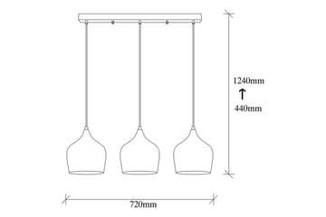Taklampa Chichela Tre Vintage - Guld - Belysning - Lampor & belysning inomhus - Fönsterlampa