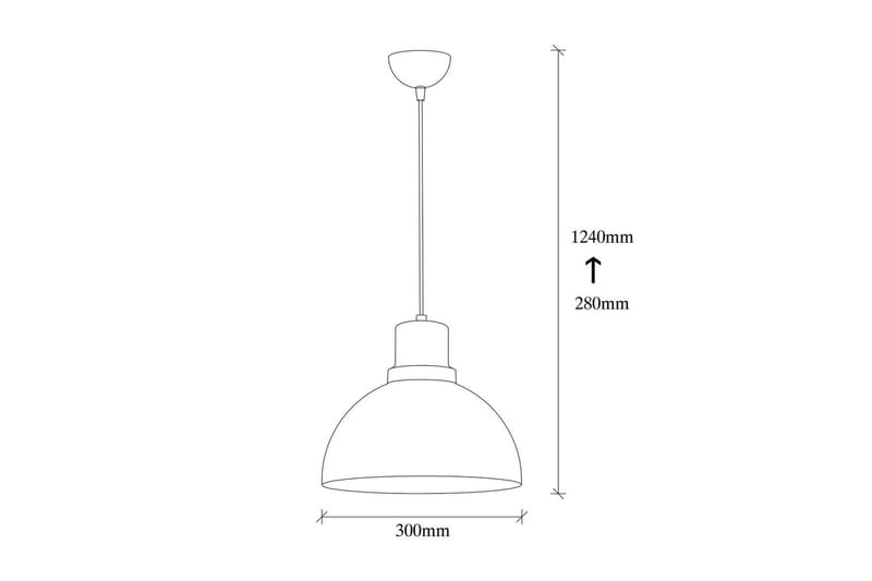 Taklampa Chichelai Single Svart - Svart - Belysning - Lampor & belysning inomhus - Fönsterlampa
