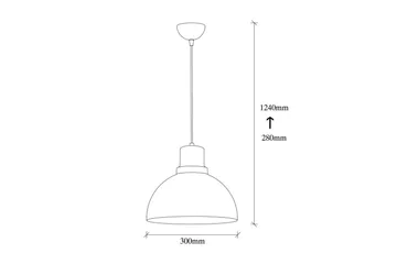Taklampa Chichelai Single Svart - Svart - Belysning - Lampor & belysning inomhus - Fönsterlampa