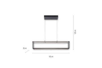 Taklampa Contura - 20x120x105 cm - Belysning - Lampor & belysning inomhus - Fönsterlampa