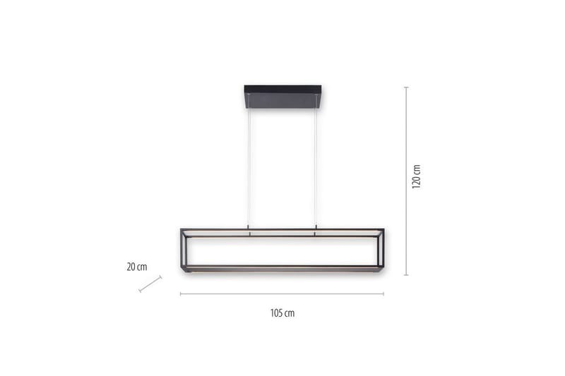 Taklampa Contura - 20x120x105 cm - Belysning - Lampor & belysning inomhus - Fönsterlampa