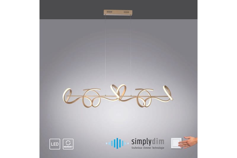 Taklampa Curls - 21x135x99 cm - Belysning - Lampor & belysning inomhus - Fönsterlampa