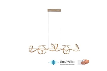 Taklampa Curls - 21x135x99 cm - Belysning - Lampor & belysning inomhus - Fönsterlampa