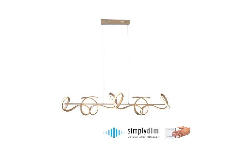 Taklampa Curls - 21x135x99 cm - Belysning - Lampor & belysning inomhus - Fönsterlampa