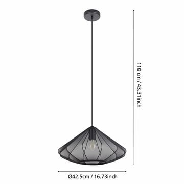 Taklampa Dolwen - Svart, 425 mm - Belysning - Lampor & belysning inomhus - Fönsterlampa