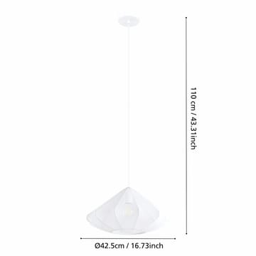Taklampa Dolwen - Vit, 425 mm - Belysning - Lampor & belysning inomhus - Fönsterlampa