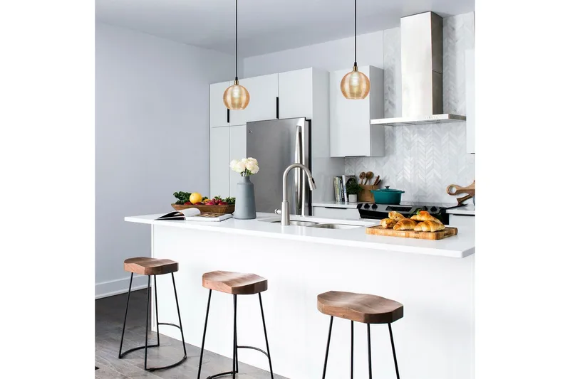 Taklampa Elra Gul / Vintage - Gul / Vintage - Belysning - Lampor & belysning inomhus - Fönsterlampa