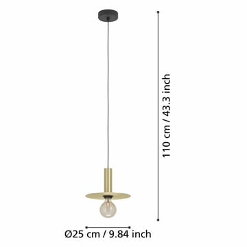 Taklampa Escandell - 25 cm - Belysning - Lampor & belysning inomhus - Fönsterlampa