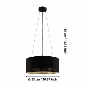 Taklampa Esteperra med 3 lampor - 53 cm - Belysning - Lampor & belysning inomhus - Fönsterlampa