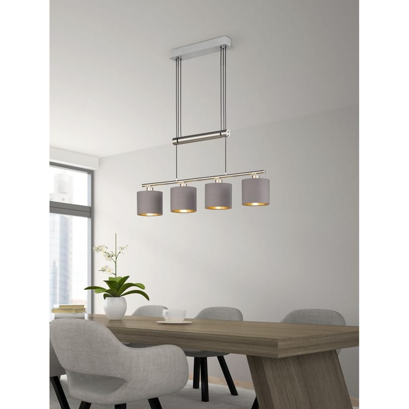 Taklampa Garda - Borstad stål - Belysning - Lampor & belysning inomhus - Fönsterlampa