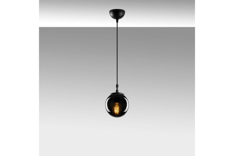 Taklampa Giuseppe Svart / Rök - Svart / Rök - Belysning - Lampor & belysning inomhus - Fönsterlampa