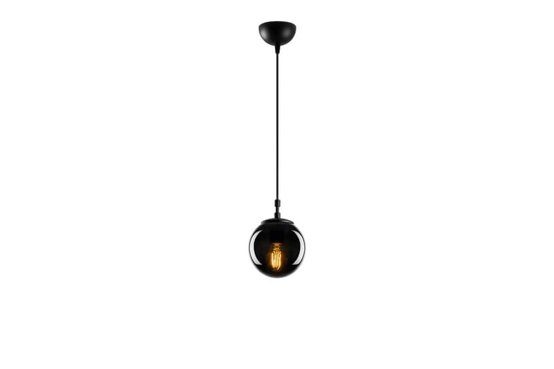 Taklampa Giuseppe Svart / Rök - Svart / Rök - Belysning - Lampor & belysning inomhus - Fönsterlampa