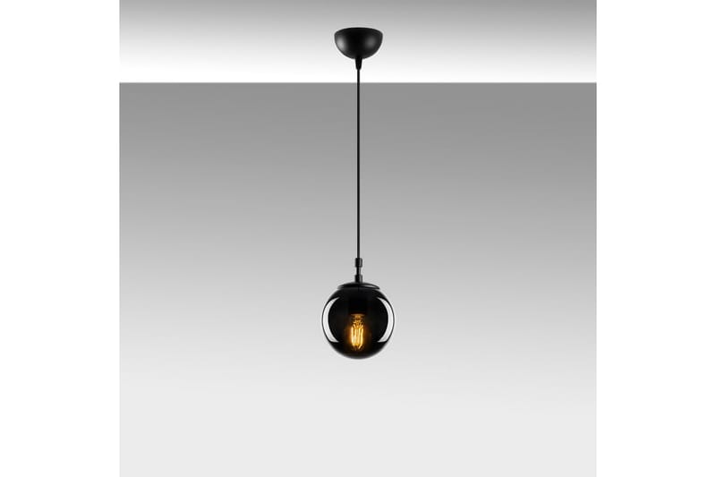 Taklampa Giuseppe Svart / Rök - Svart / Rök - Belysning - Lampor & belysning inomhus - Fönsterlampa