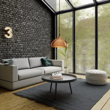 Taklampa Hapton - 29 cm - Belysning - Lampor & belysning inomhus - Fönsterlampa