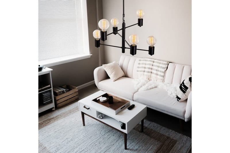 Taklampa Hexaia Upp Svart - Svart - Belysning - Lampor & belysning inomhus - Fönsterlampa