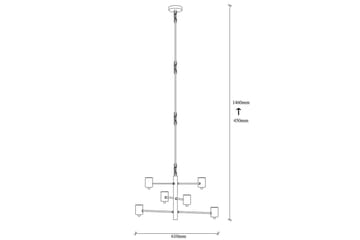 Taklampa Hexaia Upp Svart - Svart - Belysning - Lampor & belysning inomhus - Fönsterlampa