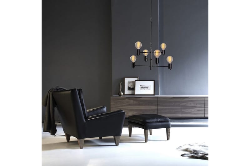Taklampa Hexaia Upp Svart - Svart - Belysning - Lampor & belysning inomhus - Fönsterlampa