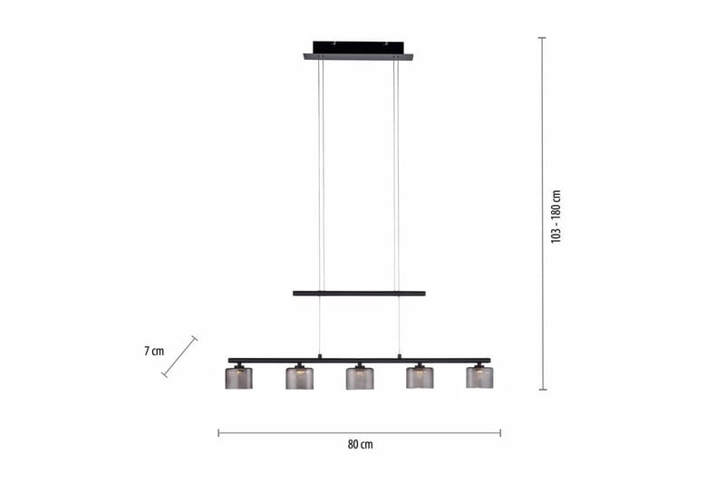Taklampa Hydra - Svart - Belysning - Lampor & belysning inomhus - Fönsterlampa