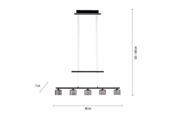 Taklampa Hydra - Svart - Belysning - Lampor & belysning inomhus - Fönsterlampa