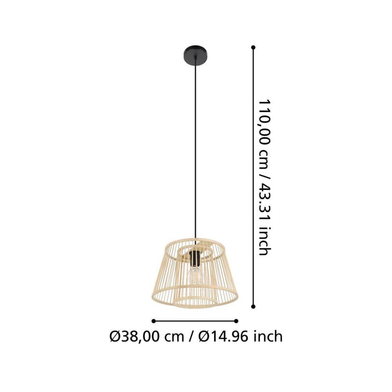 Taklampa Hykeham - 38 cm - Belysning - Lampor & belysning inomhus - Fönsterlampa