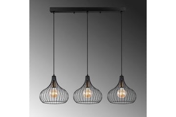 Taklampa Kiron Svart / Antik Tre - Svart - Belysning - Lampor & belysning inomhus - Fönsterlampa