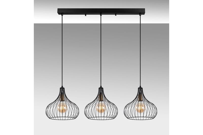Taklampa Kiron Svart / Antik Tre - Svart - Belysning - Lampor & belysning inomhus - Fönsterlampa