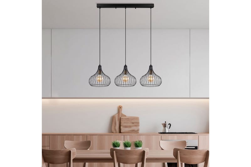 Taklampa Kiron Svart / Antik Tre - Svart - Belysning - Lampor & belysning inomhus - Fönsterlampa