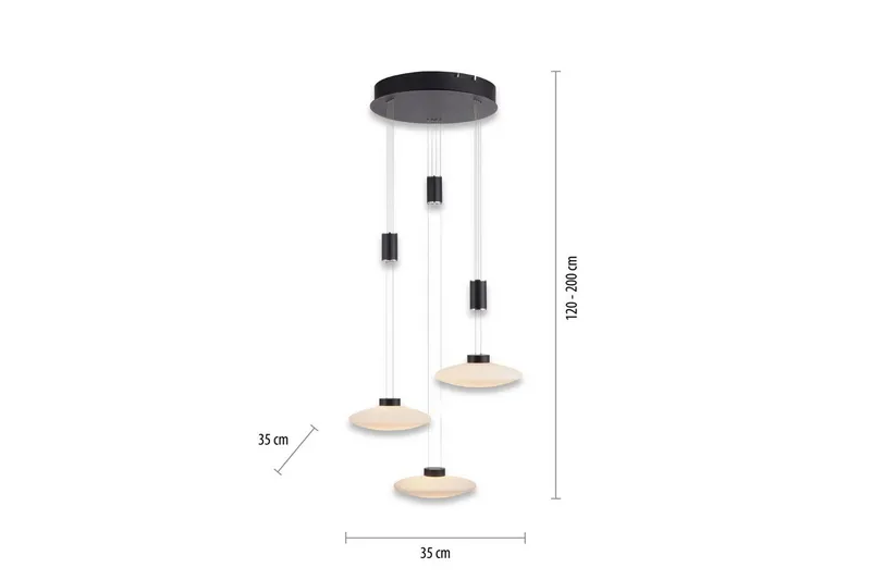 Taklampa Lautada - 56x200x56 cm - Belysning - Lampor & belysning inomhus - Fönsterlampa