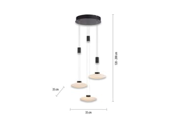 Taklampa Lautada - 56x200x56 cm - Belysning - Lampor & belysning inomhus - Fönsterlampa