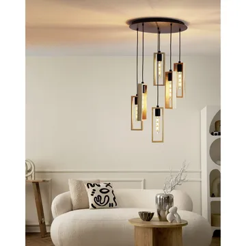 Taklampa Littleton med 6 lampor - 50 cm - Belysning - Lampor & belysning inomhus - Fönsterlampa