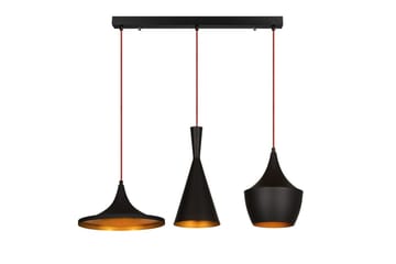Taklampa Mangol Set Svart / Rany - Guld/Svart - Belysning - Lampor & belysning inomhus - Fönsterlampa
